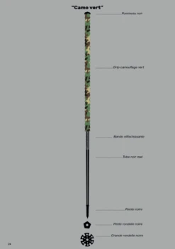 Les Bâtons D’Alain -Promos Camping Boutique batons alain camo vert
