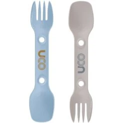 Pack 2 Couverts UCO Utility Spork -Promos Camping Boutique uco utility spork bleu beige