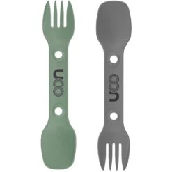 Pack 2 Couverts UCO Utility Spork -Promos Camping Boutique uco utility spork noir kaki